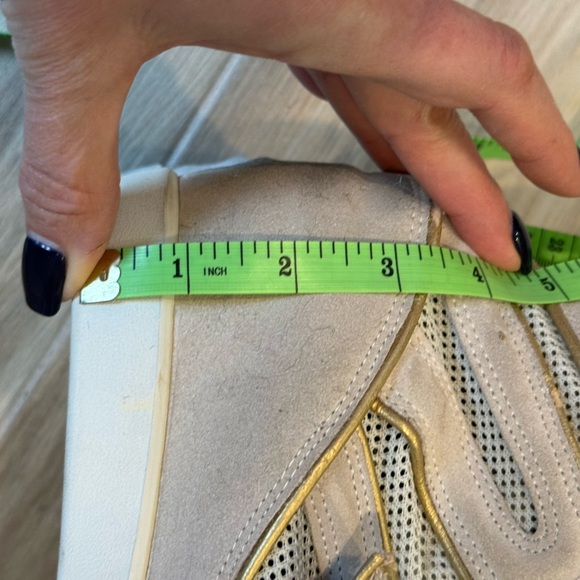 Monica Corte Women's High-Top Wedge Sneakers- super cute!! Fits 9.5 - Picture 10 of 11